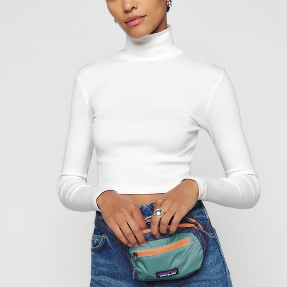 Patagonia Ultralight Hip Pack Fanny Waist Bum Belt Bag Fresh Teal 1 Liter NWT - Picture 2 of 5